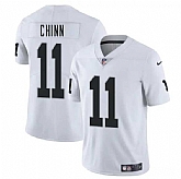 Men & Women & Youth Las Vegas Raiders #11 Jeremy Chinn White 2025 Vapor Stitched Jersey,baseball caps,new era cap wholesale,wholesale hats